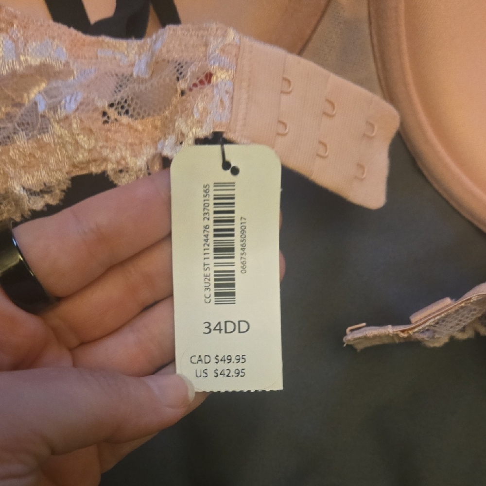 🎁La SENZA Pink Lace Bra with Underwire Support - Picture 4 of 5
